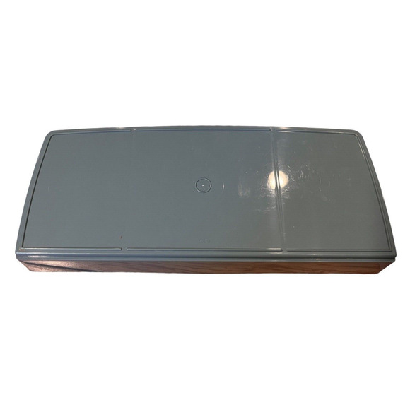 Vintage Blue Tupperware 767-2 Container Sectional With Lid 769-2 3 pieces - Picture 5 of 6